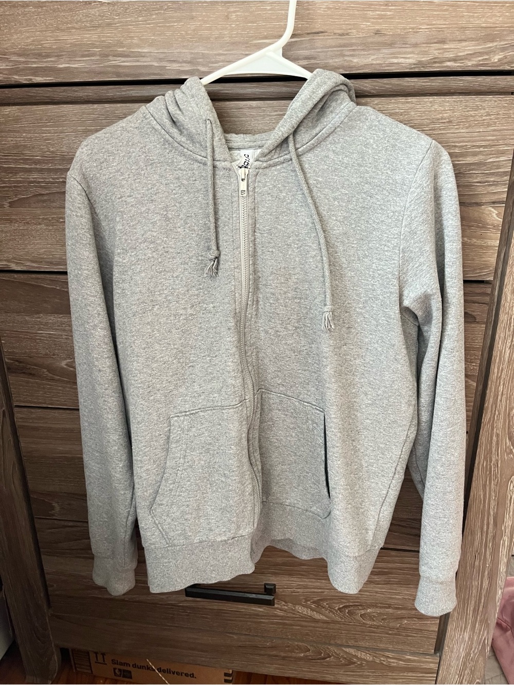 H&M Heather Gray Full-Zip Hoodie